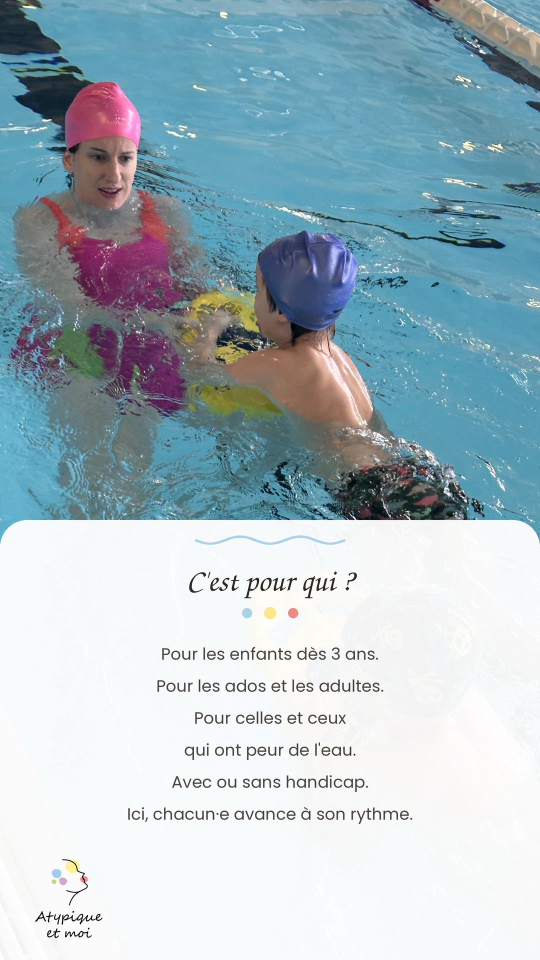 Cours de natation solo-duo-collectif 2 Cours de natation solo-duo-collectif - Image 2