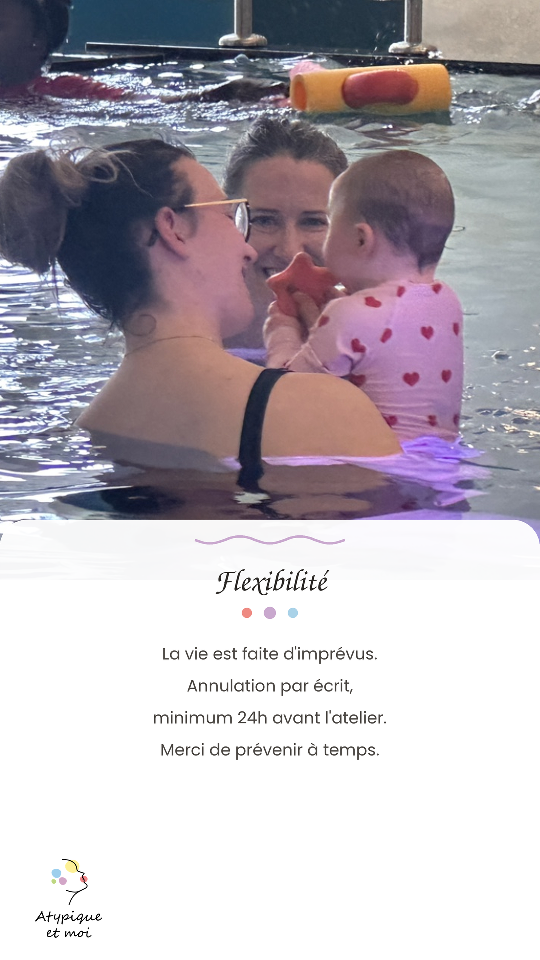 Atelier bébé nageur de 3 mois à 3 ans à Houffalize 9 Atelier bébé nageur de 3 mois à 3 ans à Houffalize - Image 9