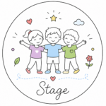 Logo stage pour enfant.