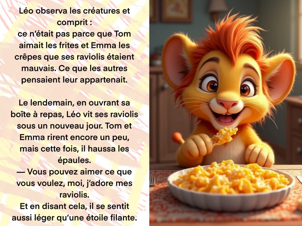 Chacun son avis, l’accepter, c’est la base du recul.